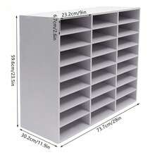 Office Filing Trays Letter Rack Desk Organiser A4 Paper Document Holder Storage - Default - View 3