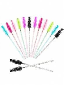 50pcs Disposable Mascara Wand Spool Mascara Brush For Eyebrow/Eyelash Extension Mascara Brush,Eyebrow Brush,Eyeshadow Brush,Spoolie,Spoolie Brush - Multicolor - View 6