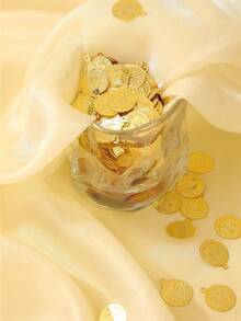 Accessori per gioielli placcati in oro 24K, accessori fatti a mano per orecchini, collane, pendenti, catene, con strass incastonati, stile marocchino, design vintage di palazzo - Stile 2 - Visualizzare 3