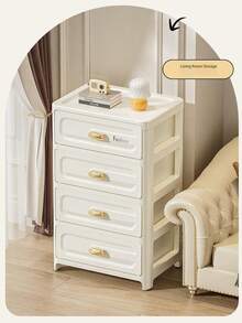 3/4/5 طبقات لوحات شفافة متعددة الوظائف أدراج تخزين - خزانة تخزين قابلة للطي ذات باب واحد - رف تخزين أدراج بلاستيكي، رف تخزين مدخر للمساحة للوجبات الخفيفة والمشروبات والكتب والملابس، مناسب للمطبخ وغرفة المعيشة والدراسة والحمام وغيرها - متعدد الألوان - مشاهدة 10