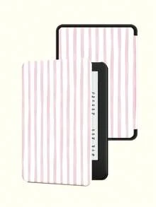 条纹图案保护套,适用于 Kindle 第十代(2019 年款)、Kindle(第十一代,2024 年发布)(6 英寸)、Kindle Paperwhite 第十二代(2024 年款)、Kindle Colorsoft Signature Edition、Kobo Clara Colour 等型号。皮革材质,支持自动唤醒/睡眠功能,四角防摔,无需担心跌落。 - 彩色 - 查看 38