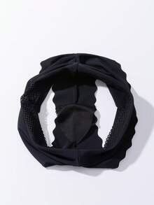 3条装女士无缝樱桃草莓图案波浪边优雅时尚内裤，弹力透气柔软三角裤 - 彩色 - 查看 4