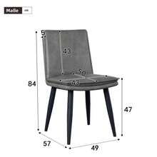 Dining Chairs - Grey - View 3