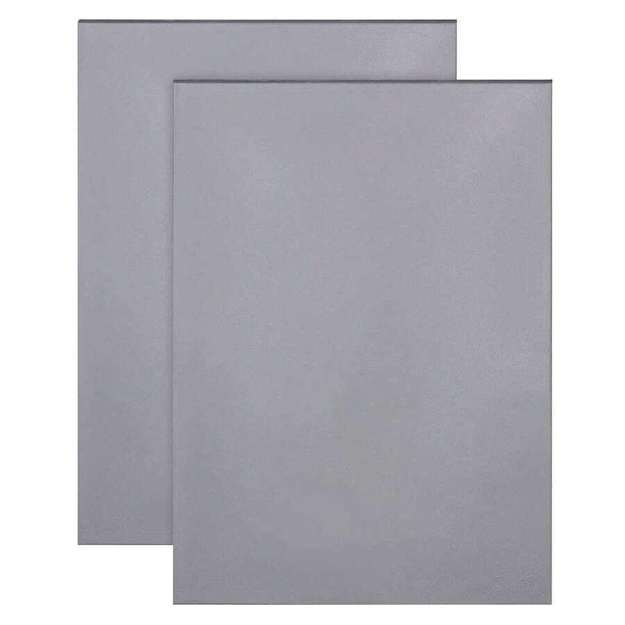 2pcs 31x22cm Laser Engraving Rubber Sheets For DIY Stamping Plate Making - Grey - View 1