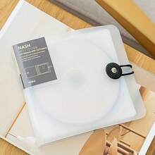 Estuche organizador portátil para el hogar/auto con capacidad para 12 discos CD/DVD, para CDs, DVDs, discos de vinilo - Multicolor - Ver 3