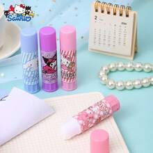 1/2/3/4 支装 官方三丽鸥 Melody、Kuromi、Cinnamoroll、Hello Kitty 强力胶棒，可爱 DIY 手工艺品，适用于日记本、办公用品、万圣节、圣诞节礼物、返校用品（部分款式随机发货）