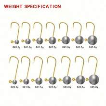 20pcs Lead Sinker Micro Fishing Hooks, Suitable For Soft Bait, Fly Fishing And Ice Fishing, Freshwater And Saltwater - Multicolor - View 10