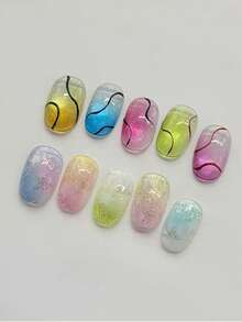 Miss Leia 1-9 15ml Spring/Summer Nails Ice Clear Candy Glaze Gel Nail Polish New Whitening Jelly Dopamine Rainbow Nail Polish Series Overlayable Crystal Cat's Eye Popular Color Gel Varnish Beginner Nail Art UV LED Curing Soakable Semi-Permanent Suitable For Beauty Salon Nail Salon Set DIY Home Holiday Women's Gift Nail Art Design Suitable For All Seasons - 彩色 - 查看 7
