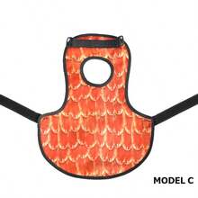 2对蓝红斗鸡腿环，公鸡保护配件，斗鸡用品；户外耐寒斗鸡背鞍，斗鸡装饰品 - A型 - 查看 10