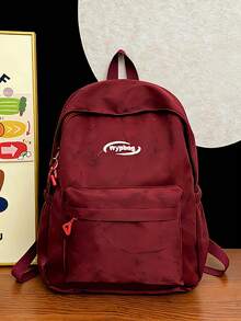 1个多色校园背包，笔记本电脑包，办公通勤包，韩版多功能学生单肩包，斜挎包，返校季必备书包