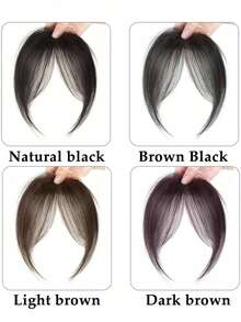 This Fashionable Synthetic Wig Features An Elegant Side-Swept Bangs, Made With Heat-Resistant Fibers To Create A Stylish And Beautiful Appearance. The Voluminous Side Hair Helps Enhance Your Facial Contours, Making It An Ideal Choice For Women Of Different Backgrounds. - Multicolor - View 7