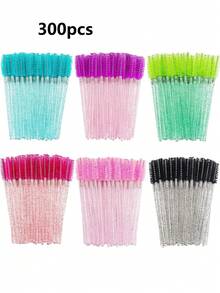 50pcs Disposable Mascara Wand Spool Mascara Brush For Eyebrow/Eyelash Extension Mascara Brush,Eyebrow Brush,Eyeshadow Brush,Spoolie,Spoolie Brush - Multicolor - View 12