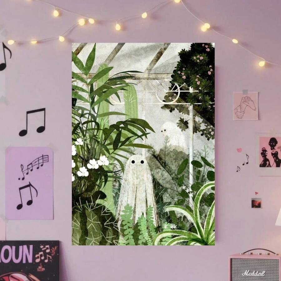 Hay un fantasma en el invernadero otra vez Póster - Negro - Ver 1