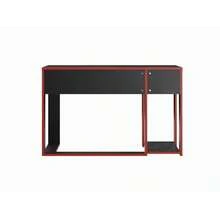 Ross Computer Gaming Desk, Black With Red Trim - Black With Red - View 4