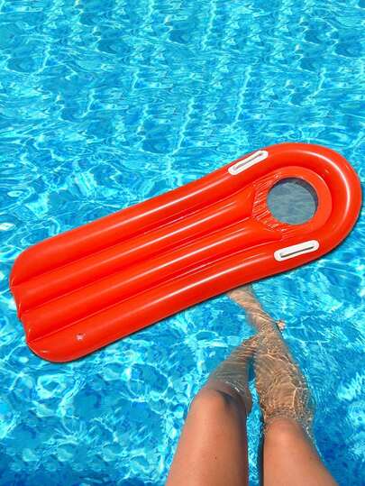 1PC Summer Outdoor Game Inflatable PVC Swimming Float, Beach Party Beach Game Surfboard Water Sports Float Board