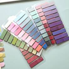 1包200张透明便利贴，学生阅读索引贴纸，办公指示贴纸，文件提醒贴纸，书签，索引提示，学校文具 - 彩色 - 查看 1