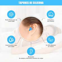 CYPNTapones para Dormir YOMYM 36PCS Tapones Oidos de Silicona Tapones de Cera para Dormir con Bloqueo de Sonido Nivel 32dB Tapones para Nadar Adapta a Cualquier Tamaño de Oreja para Estudiar ViajarFashion - 222617868 - Ver 4