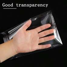 XZV 48/150pcs OPP Transparent Dust-Proof Plastic Cellophane Self-Adhesive Bags, Reusable, Double Layer Thickness 0.065mm/2.559mil, Suitable For Birthday, Anniversary, Wedding, Decoration, Small Accessories, Keychains, Pendants, Cards, Clothing, Transparent Storage Bags, Decoration, Packaging Bags, Jewelry Bags, Storage Box Bags, Perfect For Travel, Storage, Packaging, Shipping, Holidays, Gifts, Garden, Presents - 150 - View 6