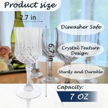 1/3/6/12/24pcs Vintage 7oz Champagne Glasses, Unbreakable Champagne Flutes For Wedding, Reusable Retro Style Champagne Cups - Green - View 7