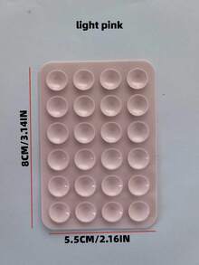 1pc Silicone Suction Cup Phone Case Stand, Octobuddy Sticky Phone Holder, Suitable For Smartphones - Multicolor - View 5