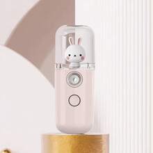 1pc Nano Mist Facial Humidifier, Compact & Cute, Portable, USB Rechargeable, Can Be Used With Diluted Liquids
