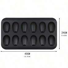 Non-Stick Madeleine Pot, Baking Mold 12 With Shell Cake Baking Tray Chocolate Non-Stick Baking Tray, Used For Oven Bakin