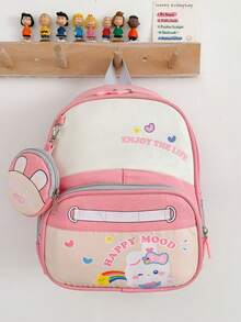 Cute Cartoon Handbag Lightweight Backpack For Kindergarten, Cartoon Backpack, Anime Kindergarten Backpack - Multicolor - View 11