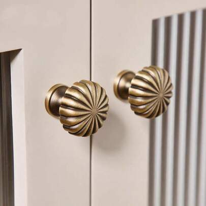 1/2/5 pezzi Maniglia per armadietto da cucina in lega di zinco vintage con un foro, pomello vintage per cassetti e armadi, maniglia rustica per porta, accessori per mobili