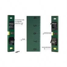 bosch 三合一水平尺，1/4英寸六角钻头套装（16件套），适用于电动螺丝刀和电钻。