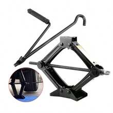 2t Kit De Gato Hidraulico Portátil Para Auto Mecanico Tijera, 10.5‑40cm Jack de tijera para coche, kit de gato de neumático de 2 toneladas, portátil plegable de acero elevador de tijera con manivela, Herramienta Profesional para Taller Mecánico - 10,5-40 cm - Ver 8