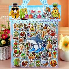 山海经典贴纸套装，双层贴纸，手工贴纸，笔记本贴纸，手机贴纸，适合与朋友和同学分享 - 彩色 - 查看 4