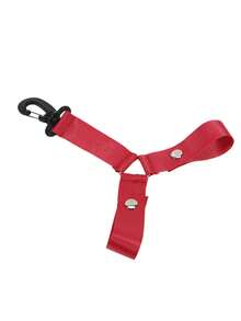 Cheerleader Backpack Strap Accessories, Dual-Layer Fuzzy Ball, Black Triangle Buckle - Multicolor - View 9