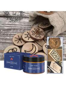 50g Wood Burning Paste, DIY Outdoor Wood Burning, Leather, Canvas, Paper Firelighter Paste - Blue - View 9