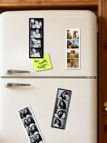 1/3/5pcs Customized Rectangular Fridge Magnets, Personalized With Photos, 5 Styles Available, Suitable For Couples Anniversary, Valentine's Day, Students Photo Display And Memo - Multicolor(Paper Fridge Magnets) - View 5