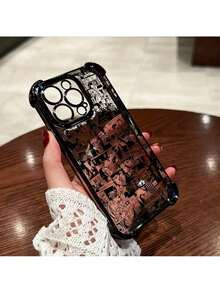 Fast EU Shipping (DE & ES) Anime Black New Slayers Demons Phone Case Suitable For IPhone 17 16e 16 15 14 13 12 11 Mini Pro Max Air X XR XSMAX 8 12 Plus Anti-Fall Transparent Soft Back - Bạc - Xem 1