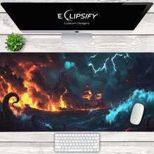 Pirate Ship Gaming Desk Mat, Sea Thieves Mouse Pad, Pirate Ship, Fantasy, MTG Play Mat, TCG Play Mat, Ocean Desk Mat, Gaming Mouse Pad - 橡膠 - 查看 9