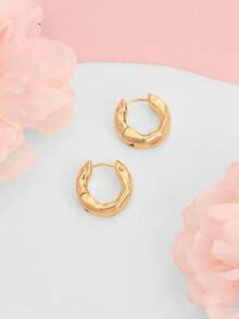 1 Pair Minimalist Elegant Business/Casual Earrings, Versatile Everyday Wear - Geometric Earrings - View 3