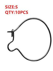 10pcs European Style Carp Fishing Bait Clips, Carp Fishing Accessories, European Carp Fishing Tackle - Silver - View 7