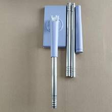 Mini Clip Mop, Automatic Cloth Change, 360° Rotatable Head, Push-Pull Handle Design, Suitable For Kitchen And Bathroom Cleaning - Multicolor - View 9