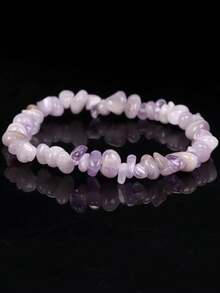 5-8mm Natural Stone Bracelet, Amethyst Elastic Stretch Bracelet, Popular Cross-Border Bestseller - Bracelet - View 16