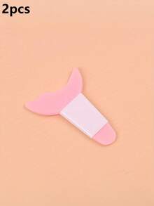 2个硅胶睫毛保护帽，适合初学者。它们可以作为辅助工具，用于在眼周涂抹眼线和睫毛膏，还配有柔软的新月形硅胶眼妆模板。 - 彩色 - 查看 7