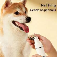 1pc 2-In-1 Electric Pet Grooming Kit - Pet Hair Trimmer And Nail Grinder, For Dogs & Cats, USB Rechargeable, Skin-Friendly - Essential 2-In-1 Pet Grooming Tool - Electric Trimmer And Nail Grinder, No Hair Pulling, Suitable For Sensitive Pets - Multicolor - View 7