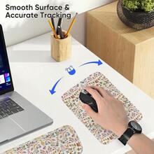 Keyboard Wrist Rest Pad  Pad Set,Ergonomic  Pad For Laptop Computer,Wrist Support Memory Foam Desk Pad For Gaming Office,Non Slip Rubber Pad Typing Relief Pain (WristRest201) - Wristrest201 - View 5