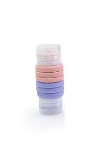 1个大容量双头斜纹布可折叠旅行水瓶，可折叠便携式储物瓶