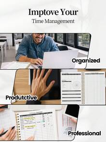 1本月度预算计划笔记本，112页，简约易用的ADHD预算计划本，包含储蓄和债务追踪、支出图表视图和透明口袋，方便储蓄，办公学习用品，男女皆宜，可作为礼物赠送。 - 粉色 - 查看 9