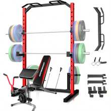 Squat Rack With V BarBench