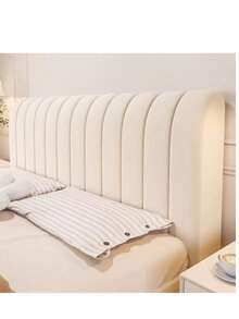 Cremefarbener, elastischer Vollkopfteil-Überzug - Brandneues Ganzjahres-Design, geeignet für alle Jahreszeiten. Kopfteil-Überzug-Set. Weiches Geschenk für Weihnachten und Neujahr, Frauentag, Reiseaccessoires, Hochzeitsgeschenke, Y2K, Schlafzimmer, Kfz-Zubehör für Frauen, Küchendekoration, Haushaltsartikel - Verschiedenfarbig - Übersicht 8