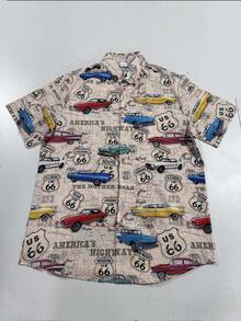 Fashionable & Elegant Digital Printed Abstract Pattern Hawaiian Short Sleeve Shirt For Men, New Arrival - Multicolor - View 4