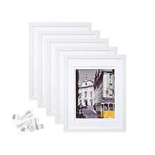 CYPNJuego de 5 marcos de fotos imágenes de exhibición marcos de fotos de galería de pared 12.7 x 17.78 cm (5x7 pulg -Blanco)Fashion - 222655491 - Ver 1