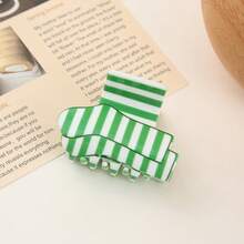 's Day Acrylic Hair Clip Cute Back Of Bun Claw Clip Four-Leaf Clover Hair Accessory - Họa tiết cỏ nhỏ - Xem 4